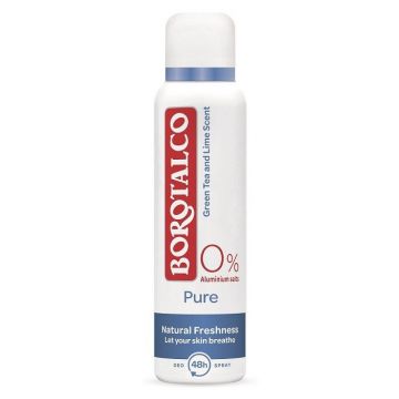 BOROTALCO PURE DEODORANT ANTIPERSPIRANT SPRAY de firma original