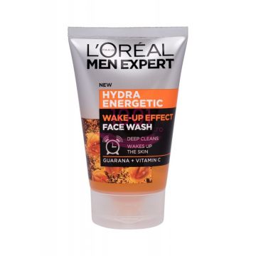 LOREA MEN EXPERT HYDRA ENERGETIC WAKE-UP EFFECT GUARANA + VITAMINA C GEL DE CURATRE la reducere