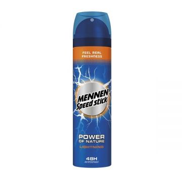 MENNEN SPEED STICK POWER OF NATURE LIGHTING ANTIPERSPIRANT DEODORANT SPRAY la reducere