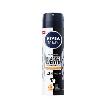 NIVEA MEN INVISIBLE BLACK & WHITE ULTIMATE IMPACT 48H ANTIPERSPIRANT DEO SPRAY de firma original