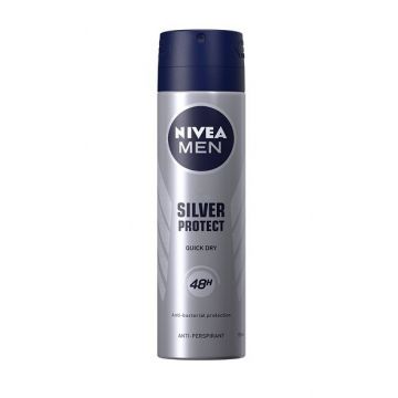 NIVEA SILVER PROTECT 48H ANTIPERSPIRANT DEODORANT SPRAY de firma original