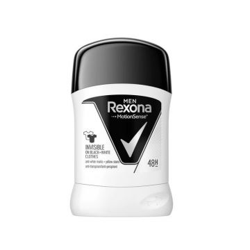 REXONA MEN MOTIONSENSE INVISIBLE BLACK+WHITE ANTIPERSPIRANT STICK ieftin