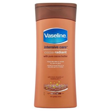 VASELINE INTENSIVE CARE COCOA RADIANT CU UNT DE CACAO LOTIUNE DE CORP (Optiuni de comanda: 400 ml) de firma originala