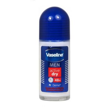 VASELINE MEN ACTIVE DRY PRODERMA 48H ANTI-PERSPIRANT ROLL ON la reducere