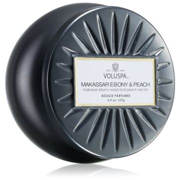 VOLUSPA Vermeil Makassar Ebony & Peach lumânare parfumată în placă