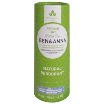 BEN&ANNA Natural Deodorant Persian Lime deodorant stick