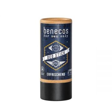 Deodorant stick bio pentru barbati, cu bicarbonat - Benecos, 40g la reducere