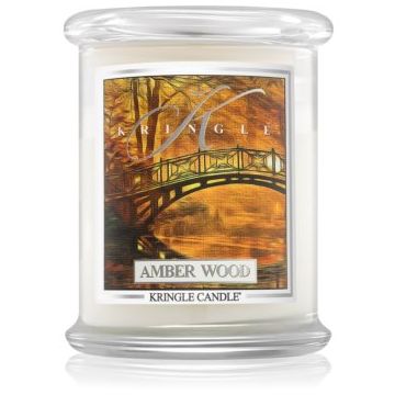 Kringle Candle Amber Wood lumânare parfumată de firma original