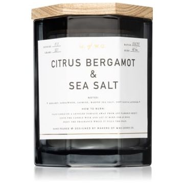 Makers of Wax Goods Citrus Bergamot & Sea Salt lumânare parfumată