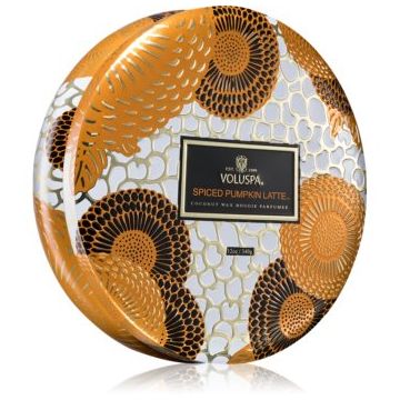 VOLUSPA Japonica Holiday Spiced Pumpkin Latte lumânare parfumată în placă