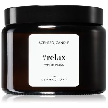 Ambientair The Olphactory White Musk lumânare parfumată (brown) Relax