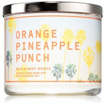 Bath & Body Works Orange Pineapple Punch lumânare parfumată I.