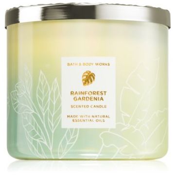 Bath & Body Works Rainforest Gardenia lumânare parfumată II. de firma original