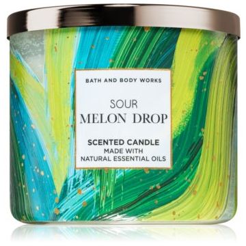 Bath & Body Works Sour Melon Drop lumânare parfumată de firma original