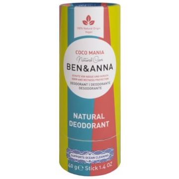 BEN&ANNA Natural Deodorant Coco Mania deodorant stick de firma original