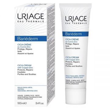 Crema reparatoare Bariederm Cica, Uriage, 100 ml ieftina