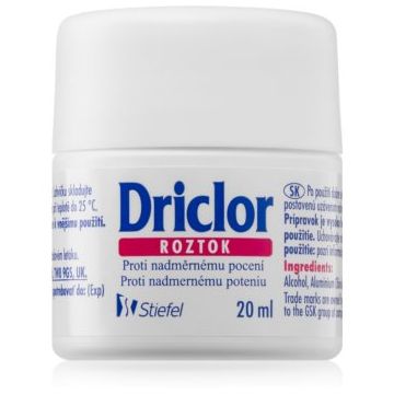 Driclor Solution antiperspirant roll-on impotriva transpiratiei excesive