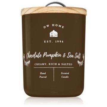 DW Home Farmhouse Chocolate Pumpkin & Sea Salt lumânare parfumată de firma original