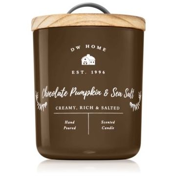 DW Home Farmhouse Chocolate Pumpkin & Sea Salt lumânare parfumată de firma original