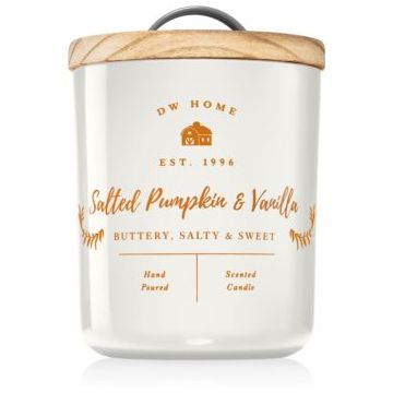 DW Home Farmhouse Salted Pumpkin & Vanilla lumânare parfumată de firma original