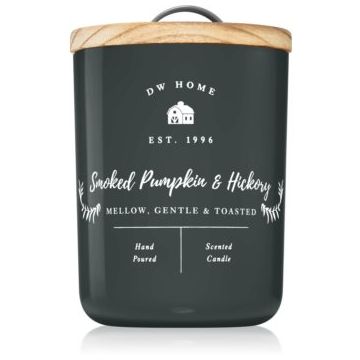 DW Home Farmhouse Smoked Pumpkin & Hickory lumânare parfumată