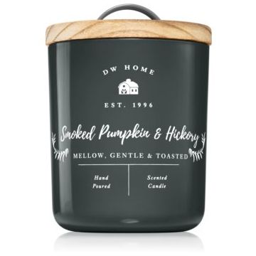 DW Home Farmhouse Smoked Pumpkin & Hickory lumânare parfumată de firma original