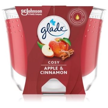 GLADE Cosy Apple & Cinnamon lumânare parfumată de firma original