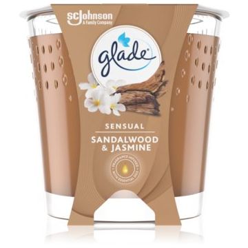 GLADE Sensual Sandalwood & Jasmine lumânare parfumată