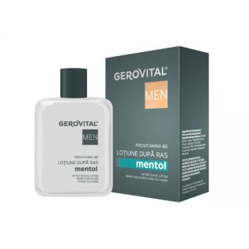 Lotiune dupa ras Mentol Gerovital Men, 100ml de firma original