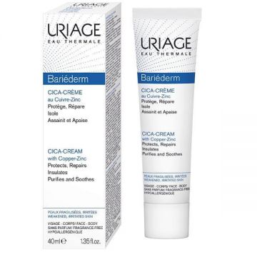 Crema reparatoare Bariederm Cica, Uriage, 40 ml ieftina