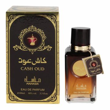Parfum oriental unisex Cash Oud by Manasik Eau De Parfum, 100 ml la reducere