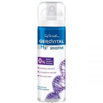 Deodorant Antiperspirant Gerovital H3 Evolution - Sensitive, 150ml de firma original