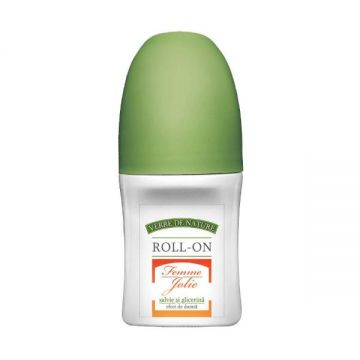 Deodorant Roll-On cu Salvie si Glicerina Verre de Nature Femme Jolie Manicos, 50ml de firma original