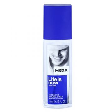 Deodorant Spray Mexx Life Is Now For Him, Barbati, 75ml