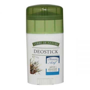 Deodorant Stick cu Salvie si Glicerina Verre de Nature Homme Actif Manicos, 50g ieftin