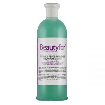 Gel Inainte de Epilare - Beautyfor Pre-Wax Peppermint Gel, 500 ml