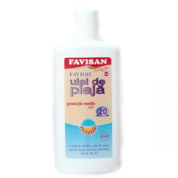 Ulei de Plaja FPS 20 Favioil Favisan, 125ml