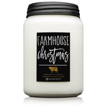 Milkhouse Candle Co. Farmhouse Christmas lumânare parfumată Mason Jar