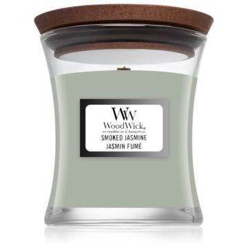 Woodwick Smoked Jasmine lumânare parfumată cu fitil din lemn