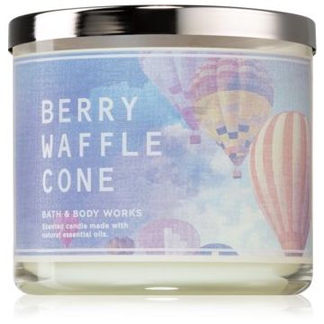 Bath & Body Works Berry Waffle Cone lumânare parfumată I.