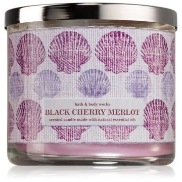 Bath & Body Works Black Cherry Merlot lumânare parfumată II. de firma original