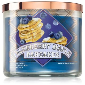 Bath & Body Works Blueberry Maple Pancakes lumânare parfumată II. de firma original