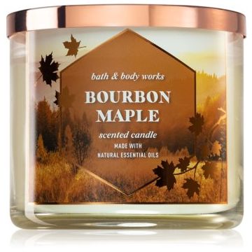 Bath & Body Works Bourbon Maple lumânare parfumată I.