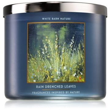 Bath & Body Works Rain Drenched Leaves lumânare parfumată de firma original