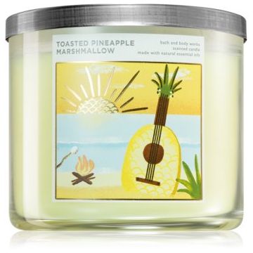 Bath & Body Works Toasted Pineapple Marshmallow lumânare parfumată