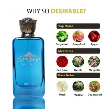 Parfum Emperor For Man, Riiffs, apa de parfum 100 ml, barbati - inspirat din Dolce Gabbana The King Men