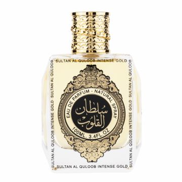 Sultan Al Quloob Intense Gold, apa de parfum 100 ml, unisex de firma original