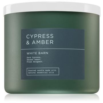 Bath & Body Works Cypress & Amber lumânare parfumată ieftin