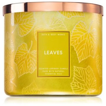 Bath & Body Works Leaves lumânare parfumată ieftin