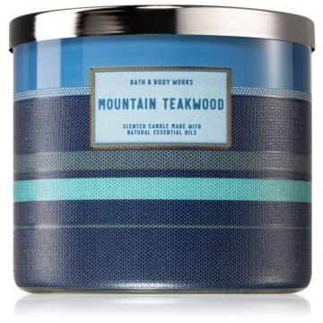 Bath & Body Works Mountain Teakwood lumânare parfumată I. de firma original